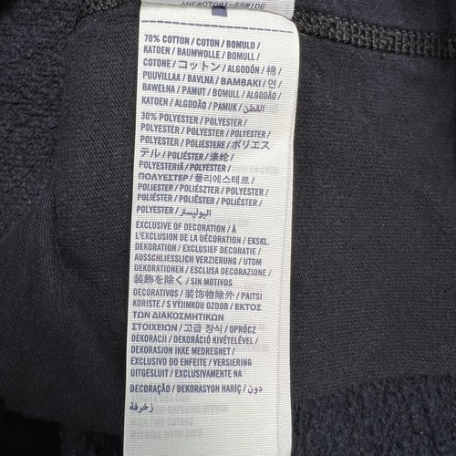 Abercrombie Kids Sweatpants Boys Large Fleece Spellout Logo Drawstring Black - Picture 8 of 8