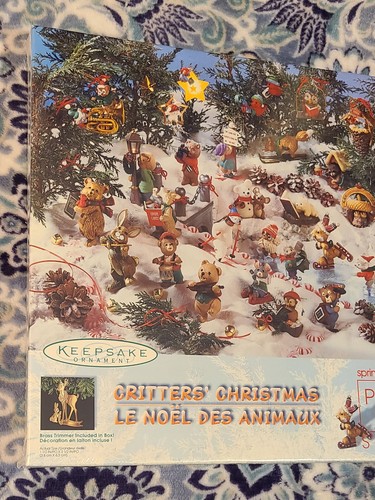 Hallmark "Critters' Christmas" 500 Piece Jigsaw Puzzle With Ornament New 1997 - Picture 2 of 9