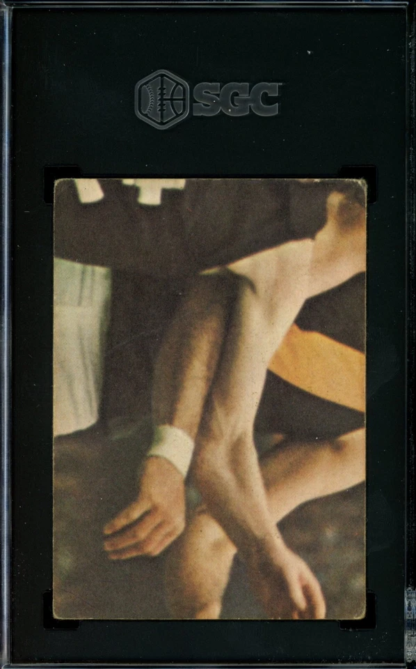 1973 Scanlens VFL Series A Leigh Matthews ROOKIE CARD Graded SGC 1 Hawthorn - image 2 of 3