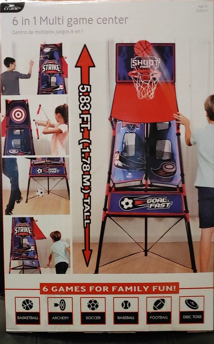 NRFB: 6 in 1 Game Center Baseball Basketball Football Soccer