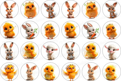Ostern Tortenaufleger Party Deko essbar Geschenk Feier Hase Ei Plätzchen Keks