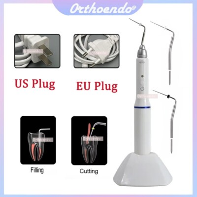 Dental Cordless/Wireless Gutta Percha Obturation System Endo Heated Pen + 2 Tips