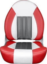 Tempress ProBax Orthopedic Folding Boat Seat | Red / Gray / Carbon | 68450