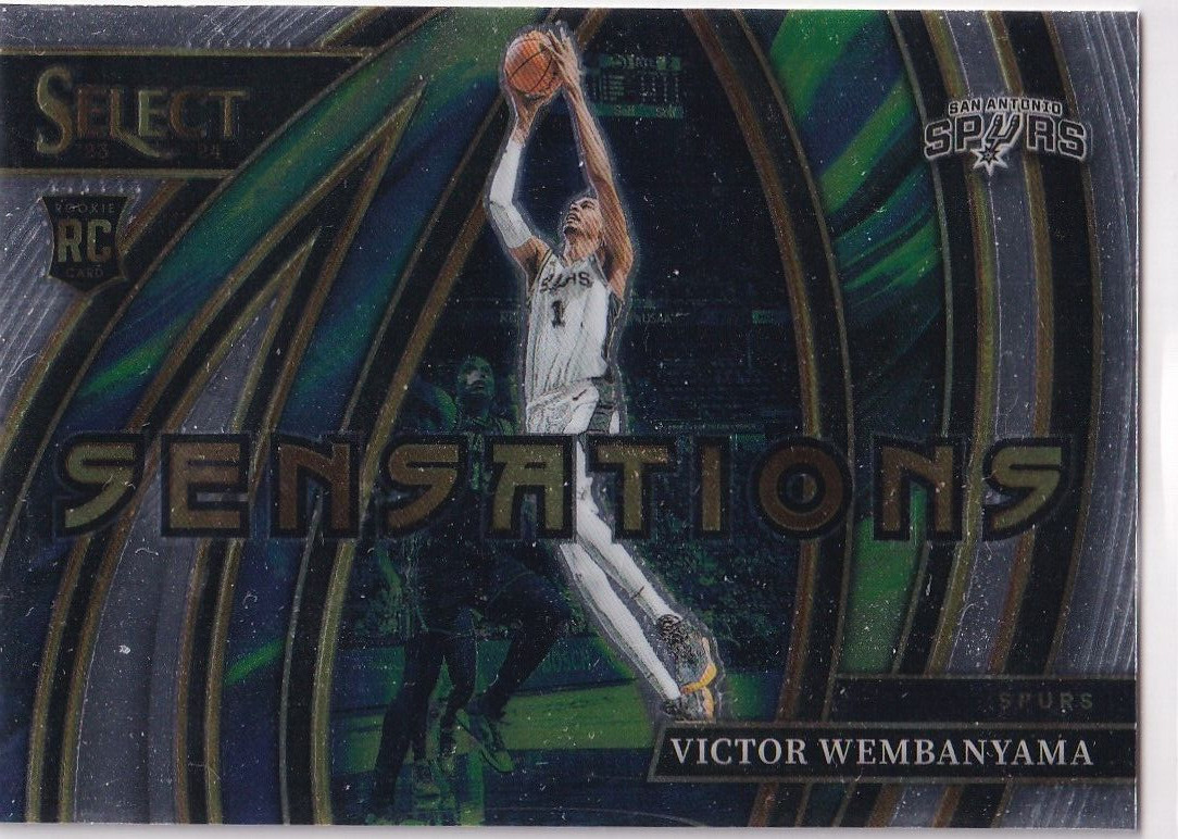 Panini 2023-24 Select NBA Basketball No. 7 Victor Wembanyama Rookie Sensations