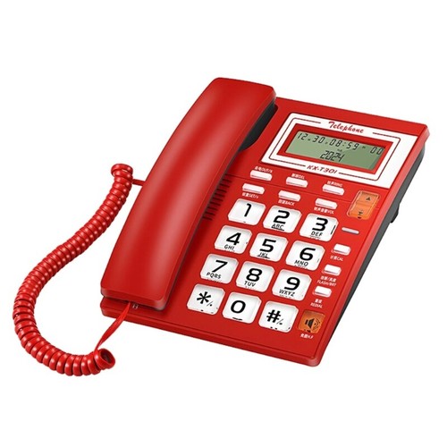 Desktop Corded Telephone for Home Landline Telephone with Big Button Phone - Zdjęcie 4 z 10
