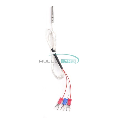 PT100 1m 2m Probe Type Shielded Braide Wire Thermocouple Temperature Sensor - Picture 6 of 22
