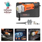 Sheet Metal Nibbler, 550W Powerful 2200 RPM High Speed, 360 Degree Rotation E...