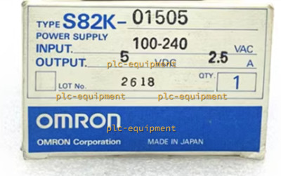 NEW OMRON S82K-01505 Power Supply One Year Warranty 