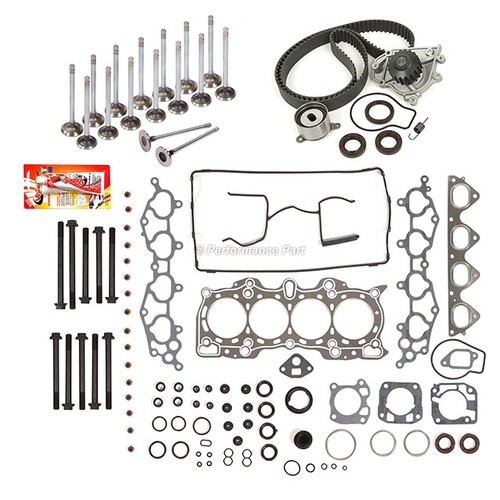 Head Gasket Set Valves Timing Belt Kit Fit 90-95 Acura Integra 1.8L B18A1 B18B1 - Picture 4 of 12