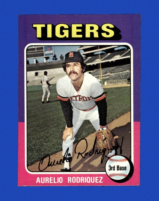 1975 Topps Set-Break #221 Aurelio Rodriguez NM-MT OR BETTER *GMCARDS*