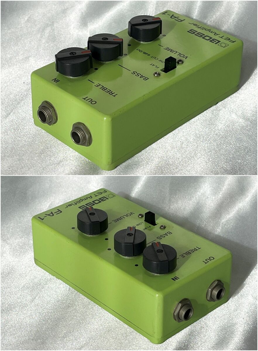 BOSS FA-1 FET Amplifier 1988 Guitar Pedal Pre AMP Made in BOSS FA-1 FET Amplifier 1988 Guitar Pedal Pre AMP Made in
