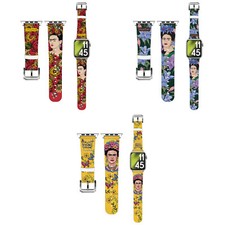 CORREA DE RELOJ OFICIAL FRIDA KAHLO DE CUERO FLORAL PARA APPLE WATCH / SE / ULTRA