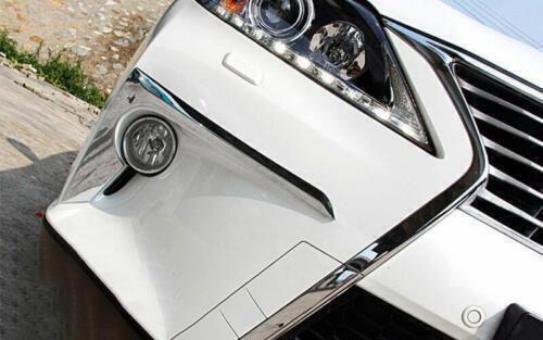 For Lexus RX350 450h 2013-15 F Sport Chrome Front Bumper Fog Light Strip Trim 2X - Bild 7 von 8