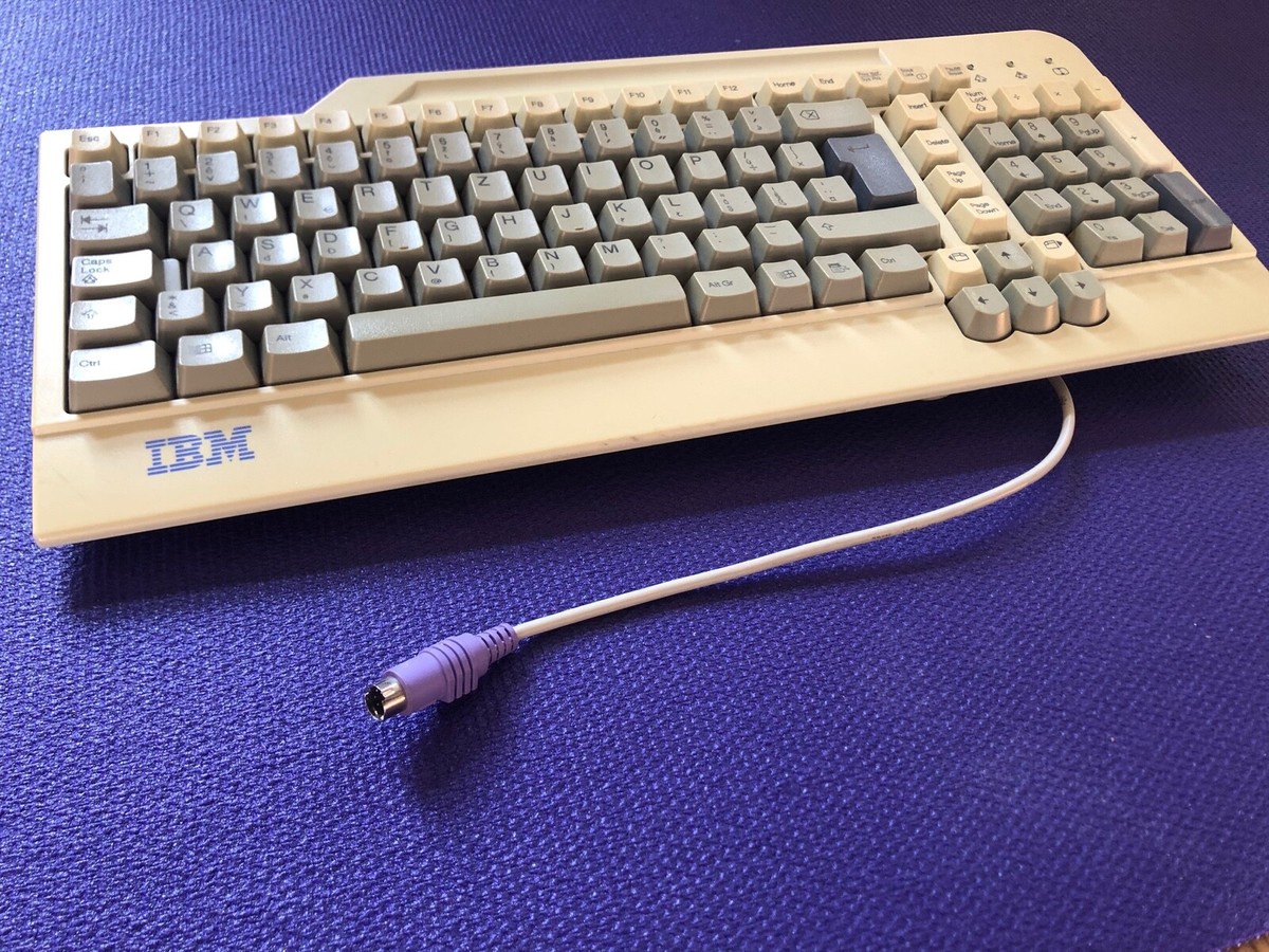VINTAGE IBM SK-8811 keyboard PS/2 wired OLD-SCHOOL | eBay
