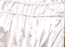 2 Nylon Panties/ High Waisted/ Double Nylon Layer Crotch/ IVORY/ 7XL/ 8L