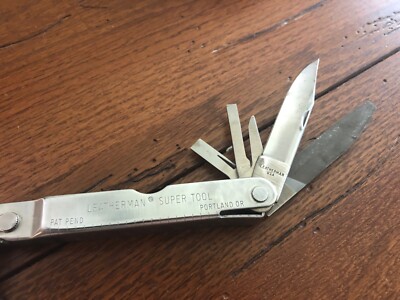 Leatherman Super Tool Original 1995 Multi-Tool Pliers with Leather 