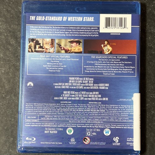 True Grit/The Searchers (Blu-ray Disc, 2013, 2-Disc Set) - Picture 2 of 2
