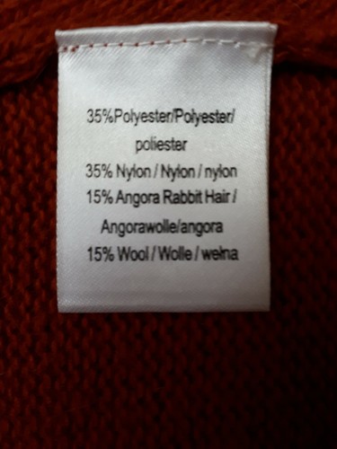 KENAR RUST FLUFFY SOFT SHRUG/CARDIGAN= SIZE MED ( to fit 10 to small 14) used - Picture 5 of 7