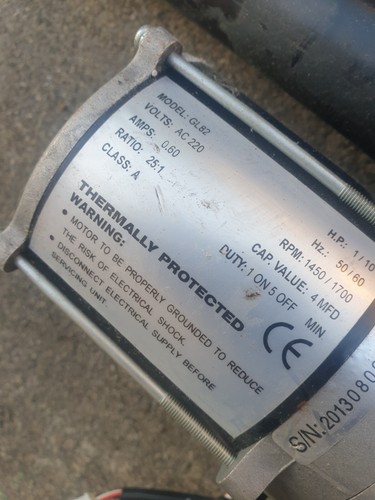 Reebok ZR14 Treadmill Incline Motor GL82 0.60amps - Picture 4 of 6
