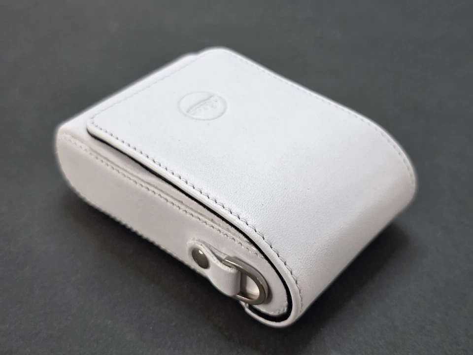 🌸[Unused] Leica 18699 Genuine Leather Camera Case White for C-LUX 2 From JAPAN - Image 3 of 4