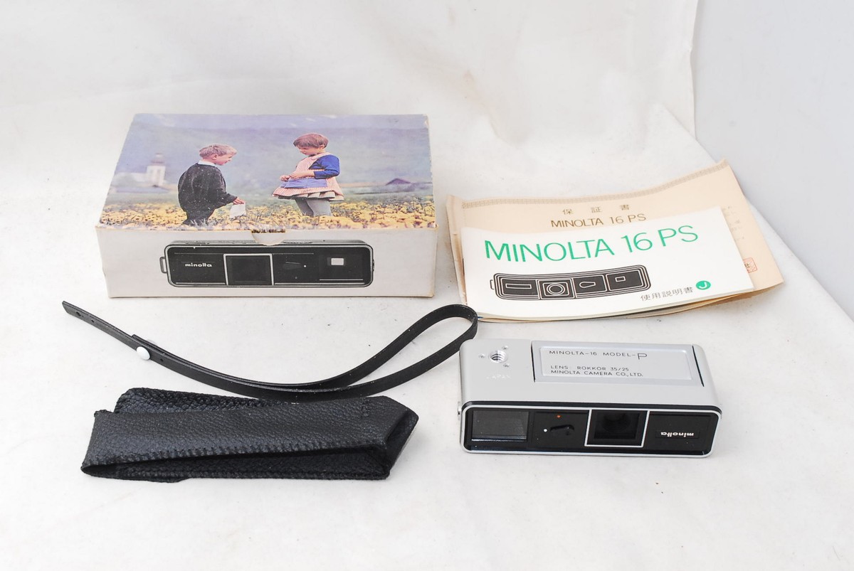 6968) Vtg Minolta 16 Ps Spy Film Camera Rokkor 35mm F2.5 from