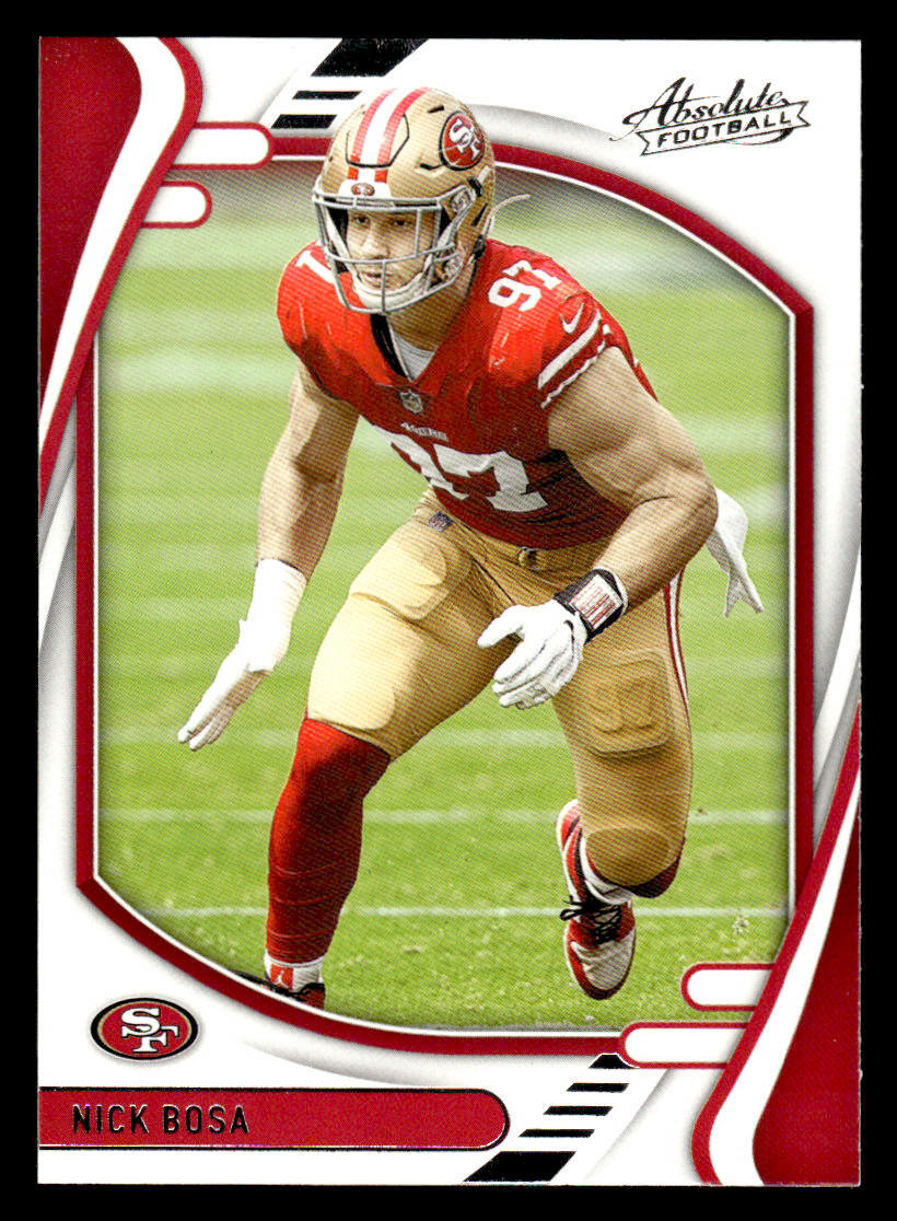 2021 Panini Absolute #84 Nick Bosa Retail Card San Francisco 49ers