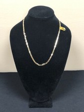 14K GOLD PLATED 4MM Mariner CHAIN 20" LONG