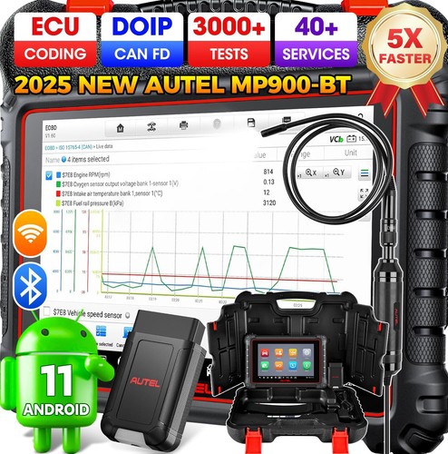 Autel MaxiPRO MP900-BT Scanner 2025 DoIP/CAN FD MP900BT Newer Model of MP808BT
