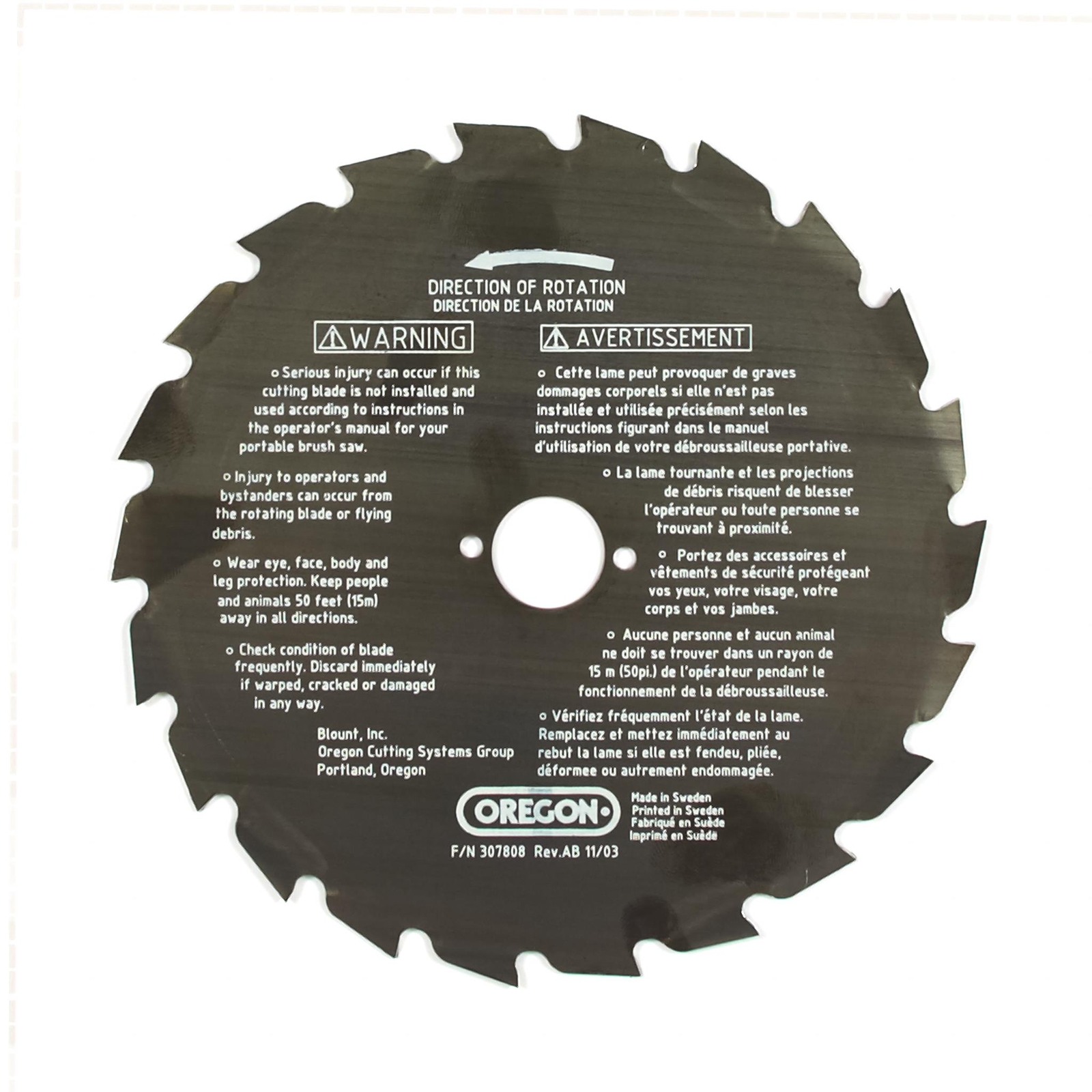 Oregon 41-935 Brush Cutter Blade, 8