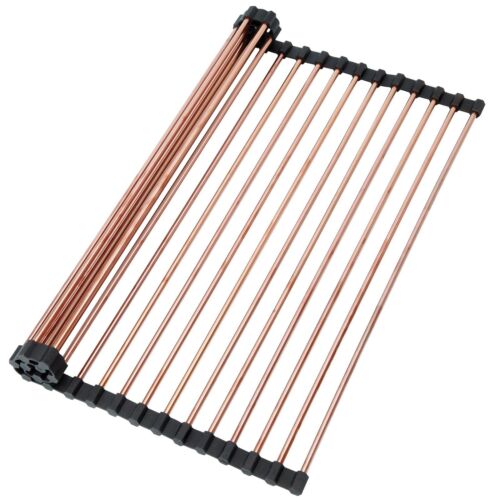 15.74" x 18.5"Large Roll Up Dish Drying Rack Over The Sink Dish Drying RackSt...
