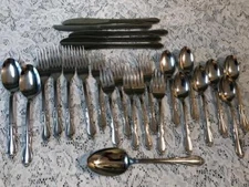 HOMESTEAD Simeon George Stainless Flatware FORKS SPOONS KNIVES
