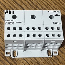 ABB BRT115AL Distribution Terminal Block 3 Pole, 600V, 115A