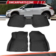All Weather Floor Mats Liners TPE for 2024 Subaru Crosstrek Custom Full Coverage