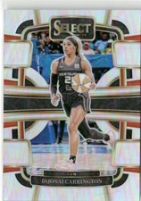2023-24 Panini Select WNBA Silver Prizm DiJonai Carrington Connecticut Sun #18