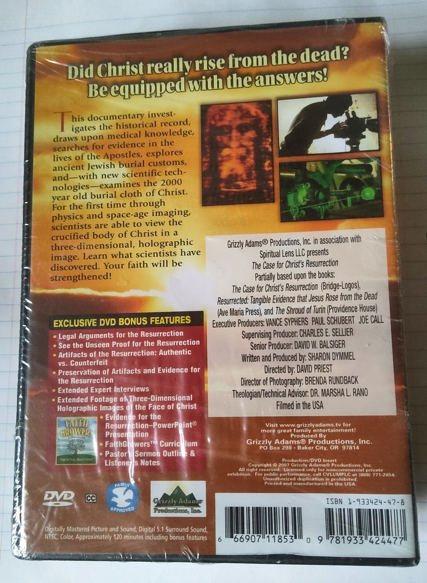 The Case for Christ's Resurrection, (DVD+Book COMBO) Sealed BRAND