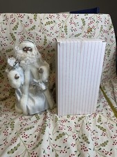 Vintage Santa Silver And White Tree Topper from JC Penney Beautiful