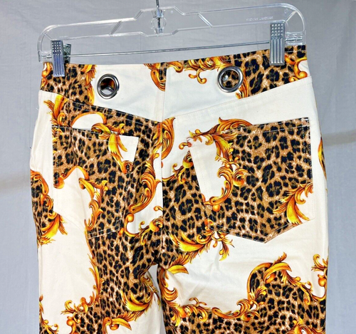 NWT MIAOU ANIMAL PRINT MORGAN PANTS LEOPARD URBAN OUTFITTERS Sz Small - Picture 5 of 14