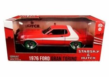 GREENLIGHT 1:24 HOLLYWOOD STARSKY & HUTCH 1976 FORD GRAN TORINO 84042 CHASE CAR