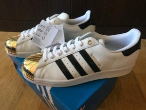 adidas Superstar Metal Toe White Gold Metallic size 5.5 / 36.5 / 4 uk | eBay