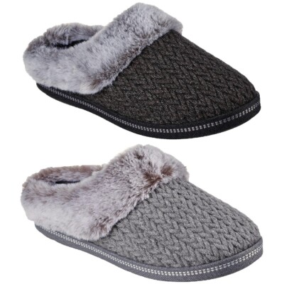 Skechers Cozy Campfire Cozy Times Damen Schlüpfschuh | Slipper - NEU