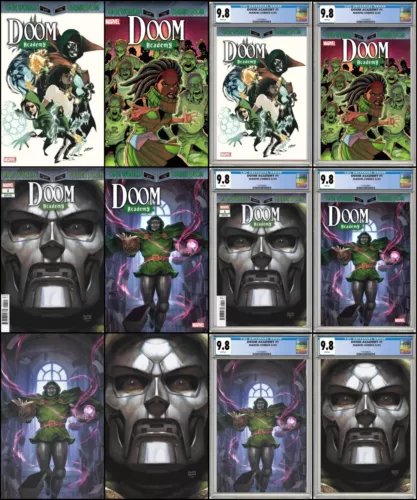 DOOM ACADEMY #1 COVER PICK/VARIANTS/SET/GRADED CGC 9.8 1:50 1:100 2/19
