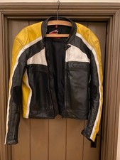 Hein Gericke Leather Motorcycle Biker Jacket. PSXR. UK 44 Eu 54. Large. 