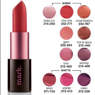 Avon mark. Lipclick Lipstick Full Color or Color Shine. Choose Shade. NIB