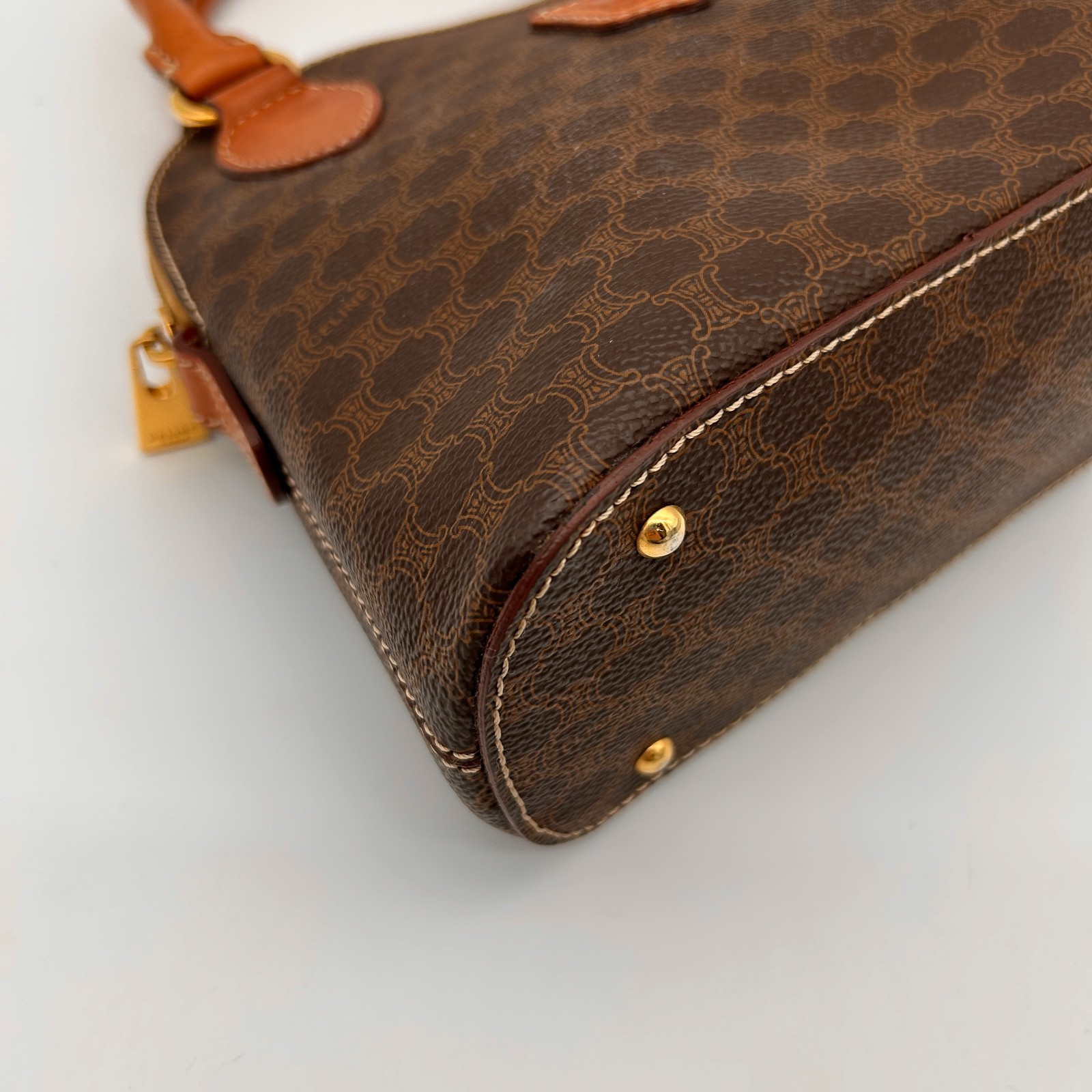 Authentic CELINE  Macadam pattern 2way mini handb… - image 7