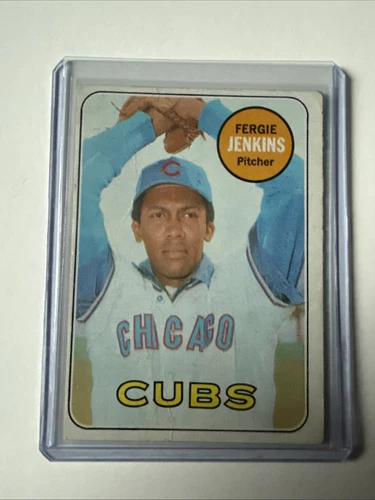 1969 TOPPS 640 FERGIE JENKINS HOF CHICAGO CUBS HIGH # SP Read