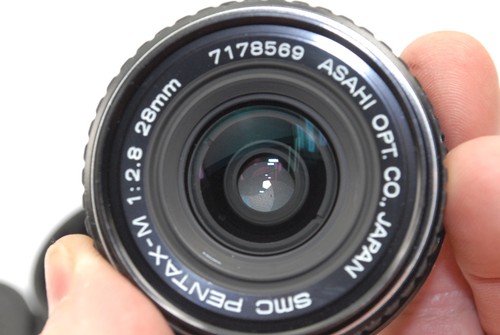Pentax SMC-M K Mount 28mm f/2.8 Manual Focus Objektiv, guter Zustand mit Kappen - Bild 7 von 8