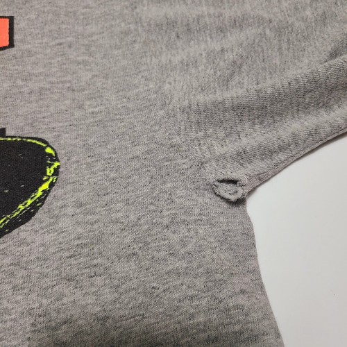 Vintage Beach Network Hit the Dirt Baseball Neon Print Kids Youth Medium T-Shirt - Picture 5 of 10