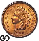 1890 Indian Head Cent Penny Rare This Nice, Beautiful Solid Gem BU++ Better Date