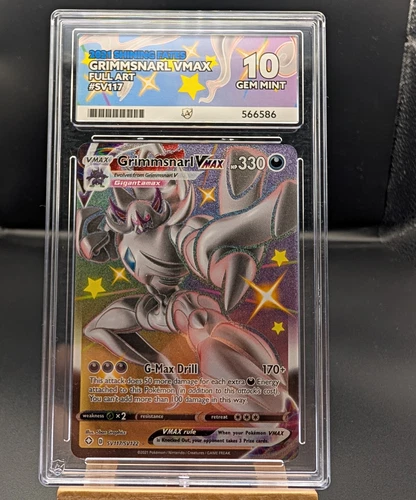 Grimmsnarl VMAX SV117/SV122 ACE graded card