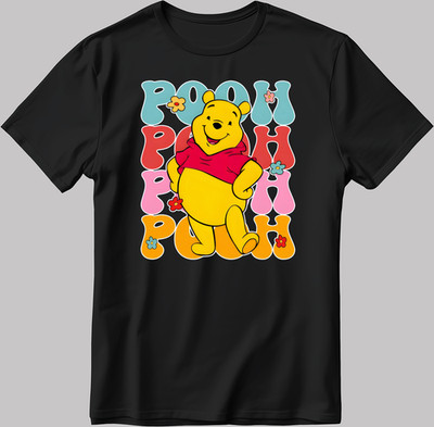 Winnie Puuh weiß-schwarz Herren/Damen T-Shirt AB155